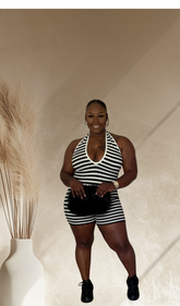 Stripes All Over Me Romper